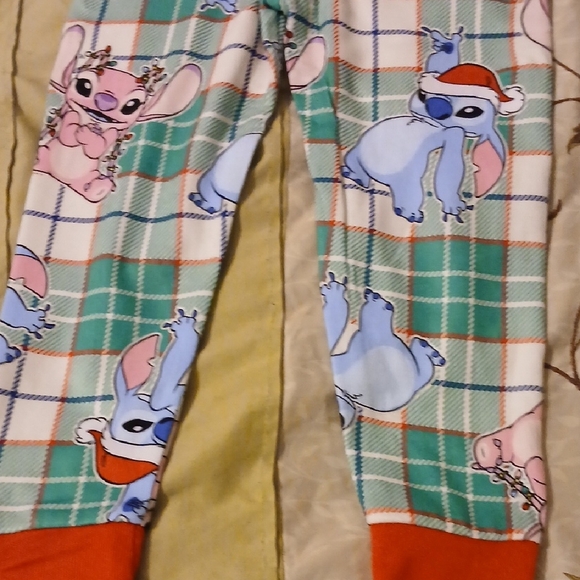 Disney Blue and Green Cartoon Character Pajama Set - Picture 8 of 8